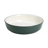 Habitat Two Tone Pasta Bowl White Green GOODS Sainsburys   