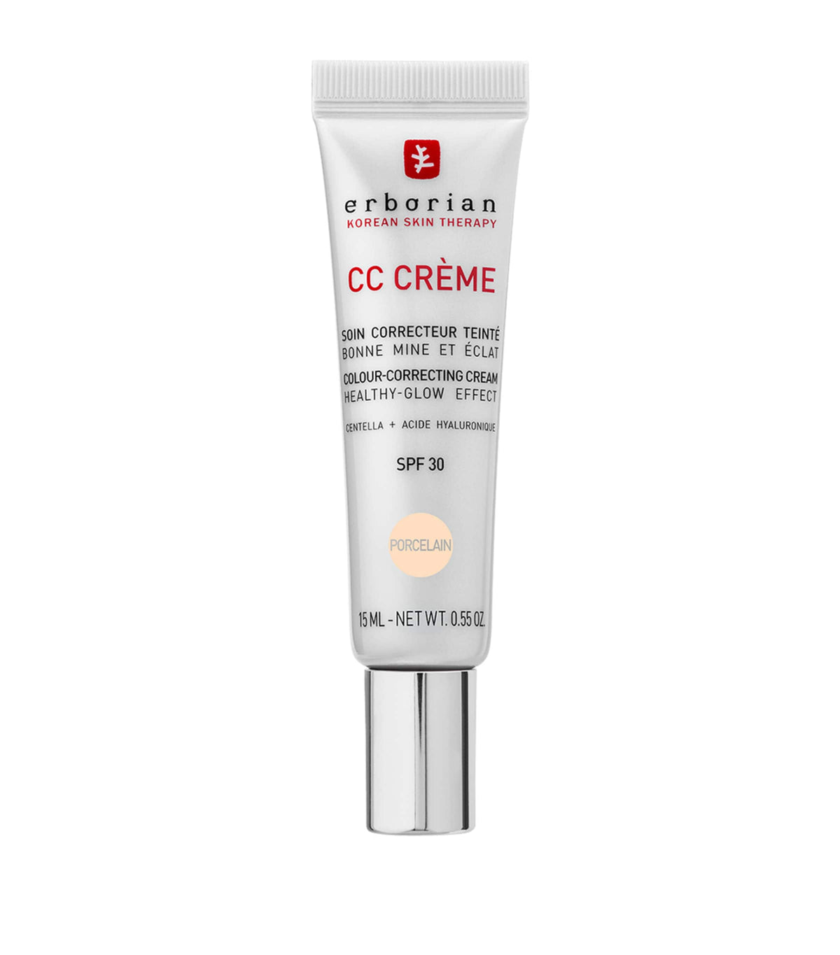 Erborian CC cream with light coverage in a 15ml tube - British product