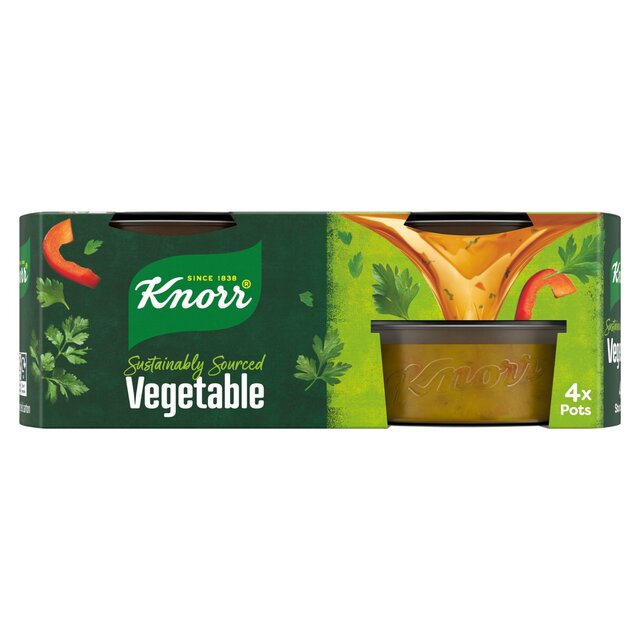 Knorr 4 Vegetable Stock Pot    4 x 28g