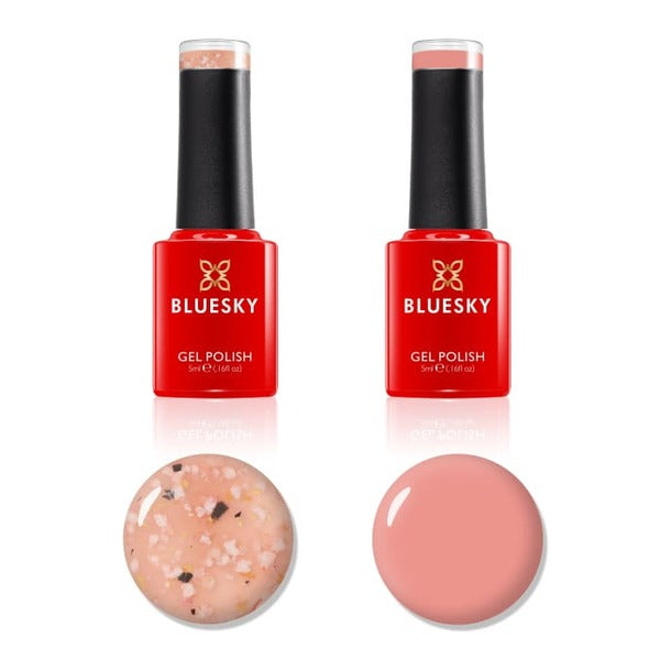 Bluesky Gel Polish Mini Duo Floral Coral - British product
