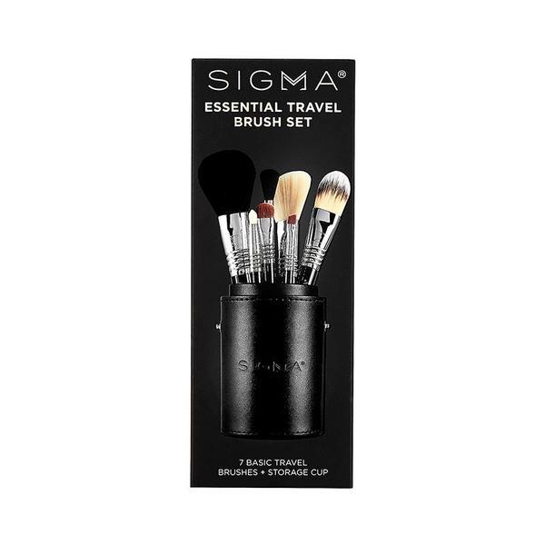 Sigma Beauty essential travel brush set travel size (British brand)