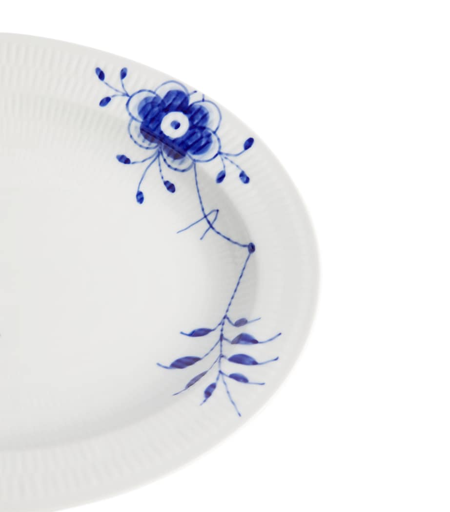 Royal Copenhagen Blue Fluted Mega oval serving dish 36.5cm, imported from the UK
