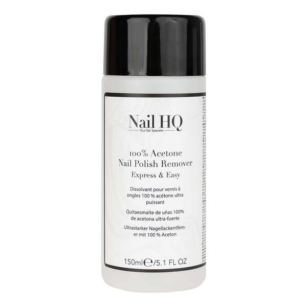 Nail HQ 100% Acetone Nail Polish Remover - 150ml