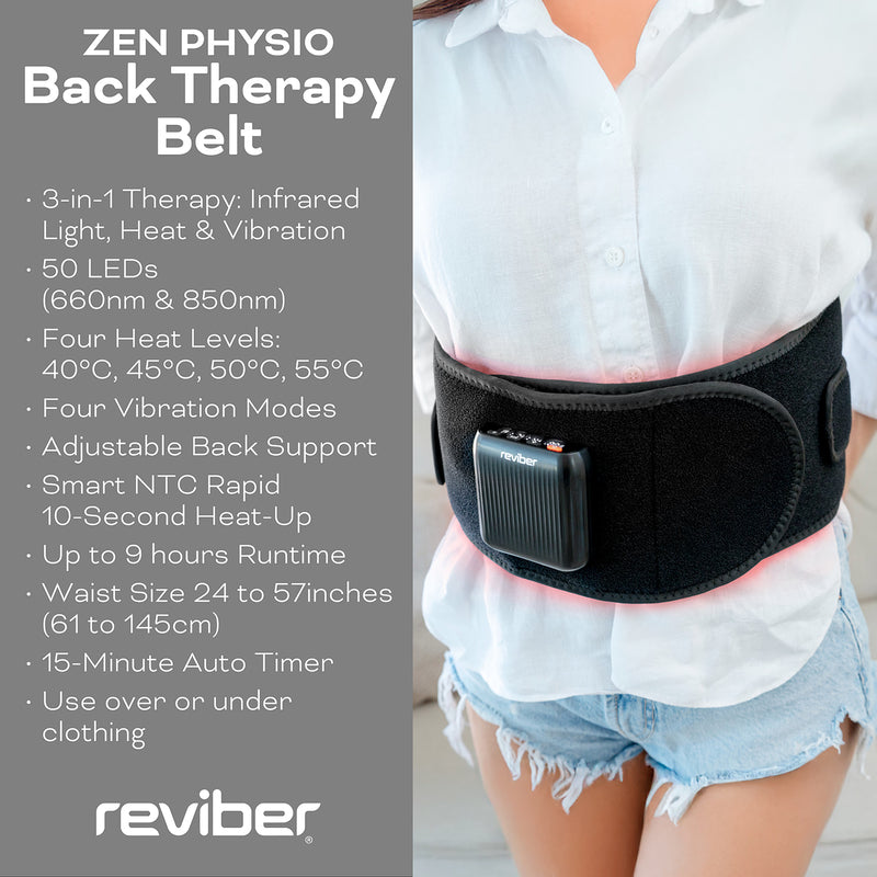 Reviber back therapy belt infrared heat vibration - British product
