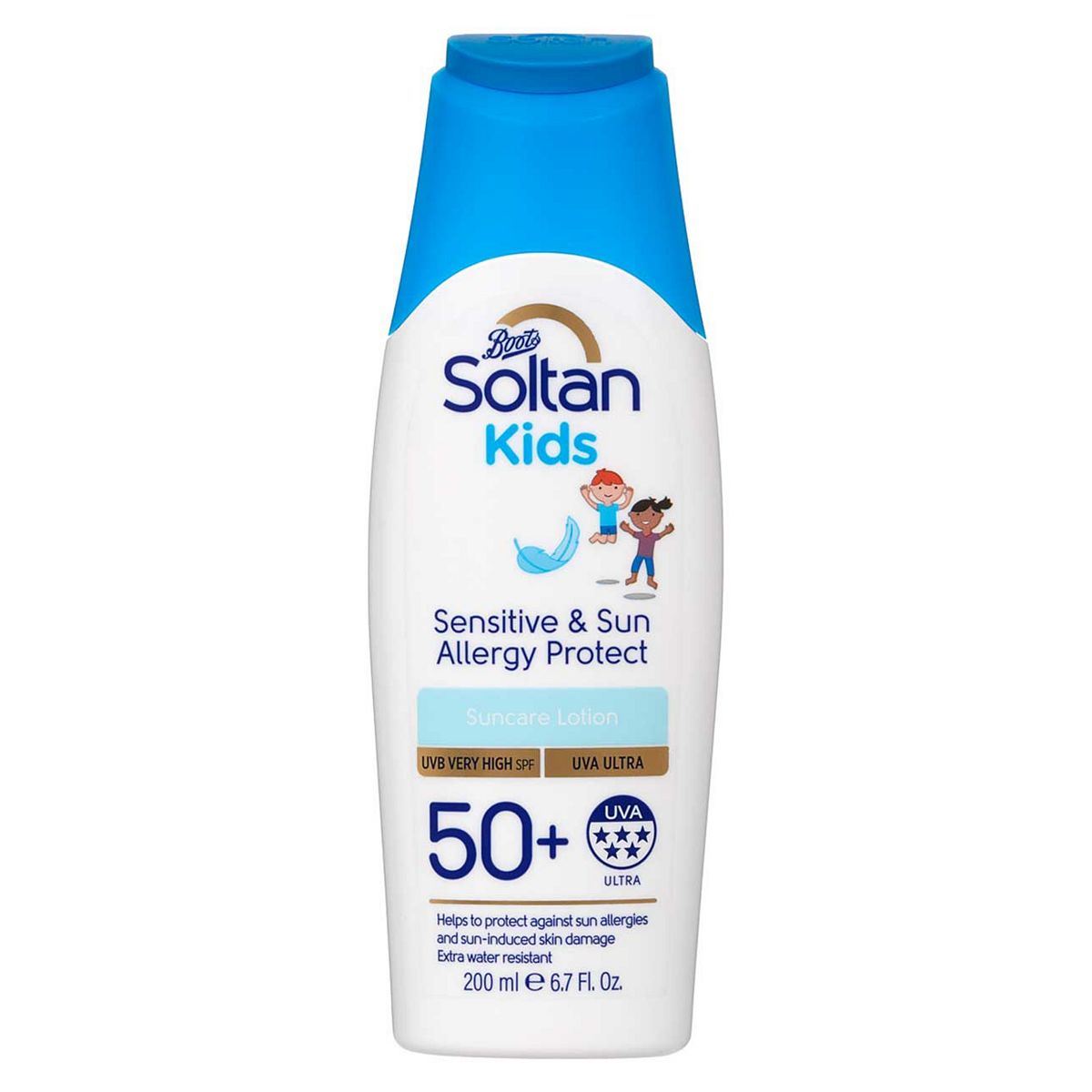 Soltan Kids Sensitive & Sun Allergy Protect Lotion SPF50+ 200ml GOODS Boots   