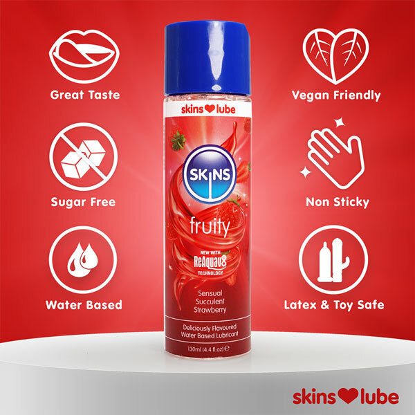 Skins Watermelon water-based lubricant 130ml, imported from the UK