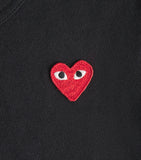 Comme Des Garçons cotton heart logo T-shirt for kids 2-6 years - British product