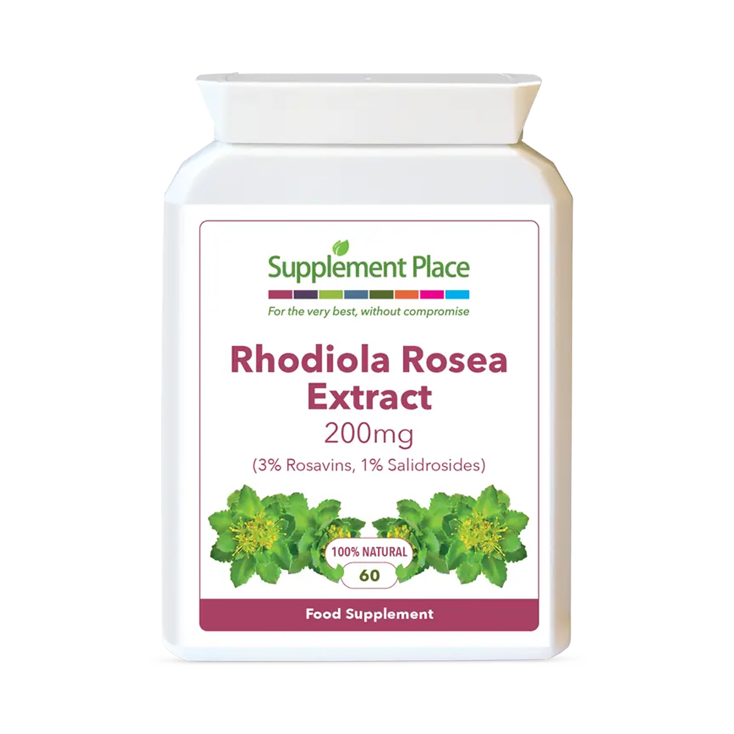 Supplement Place Rhodiola Rosea extract 200mg 60 capsules - British product