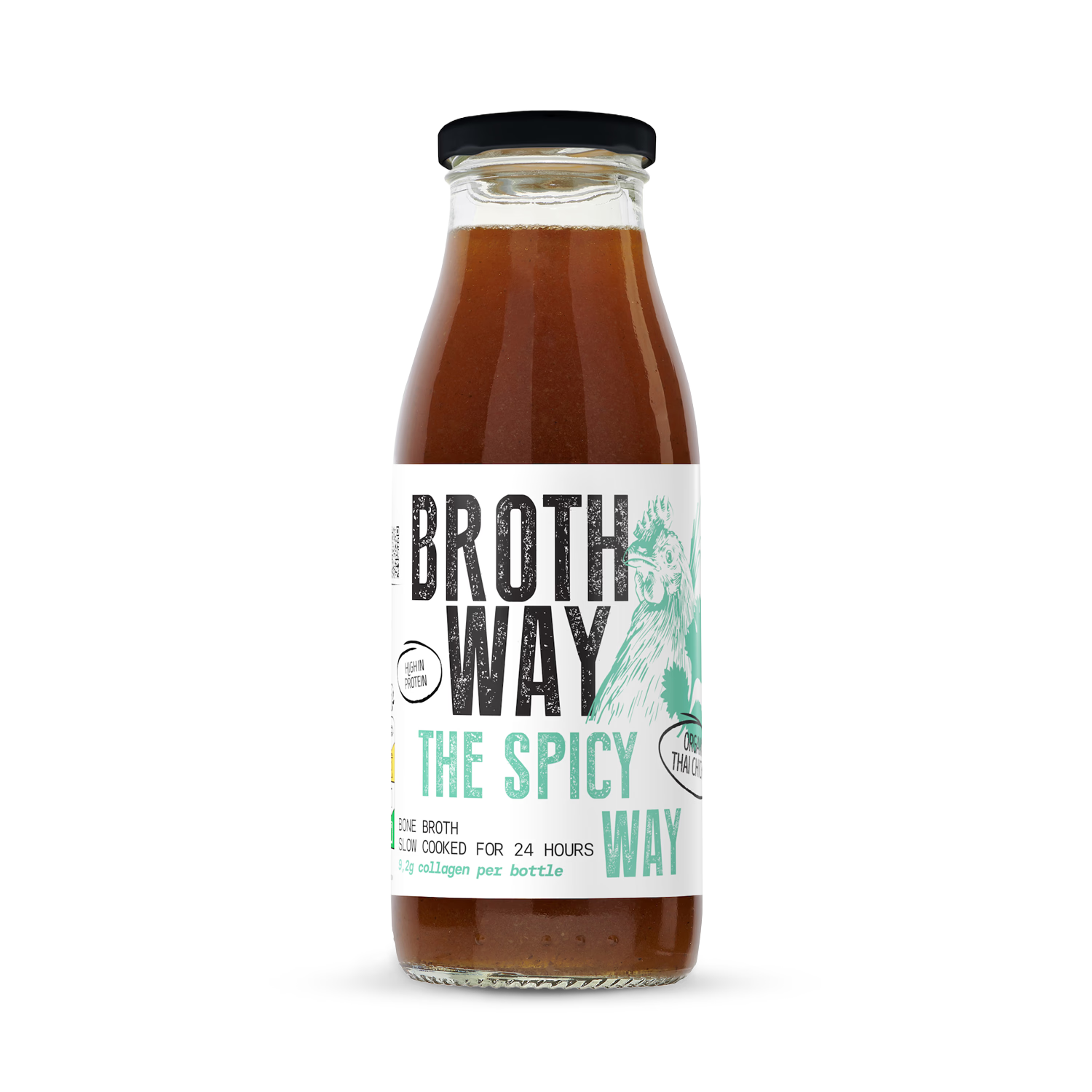 Brothway spicy Thai chicken bone broth 480ml, UK version
