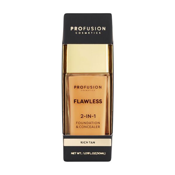 Profusion Cosmetics 2-in-1 foundation Rich Tan (British brand)