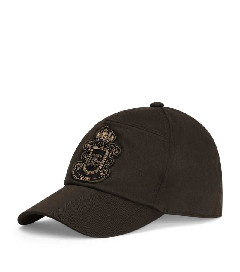 Dolce&Gabbana baseball cap with logo appliqué, UK version