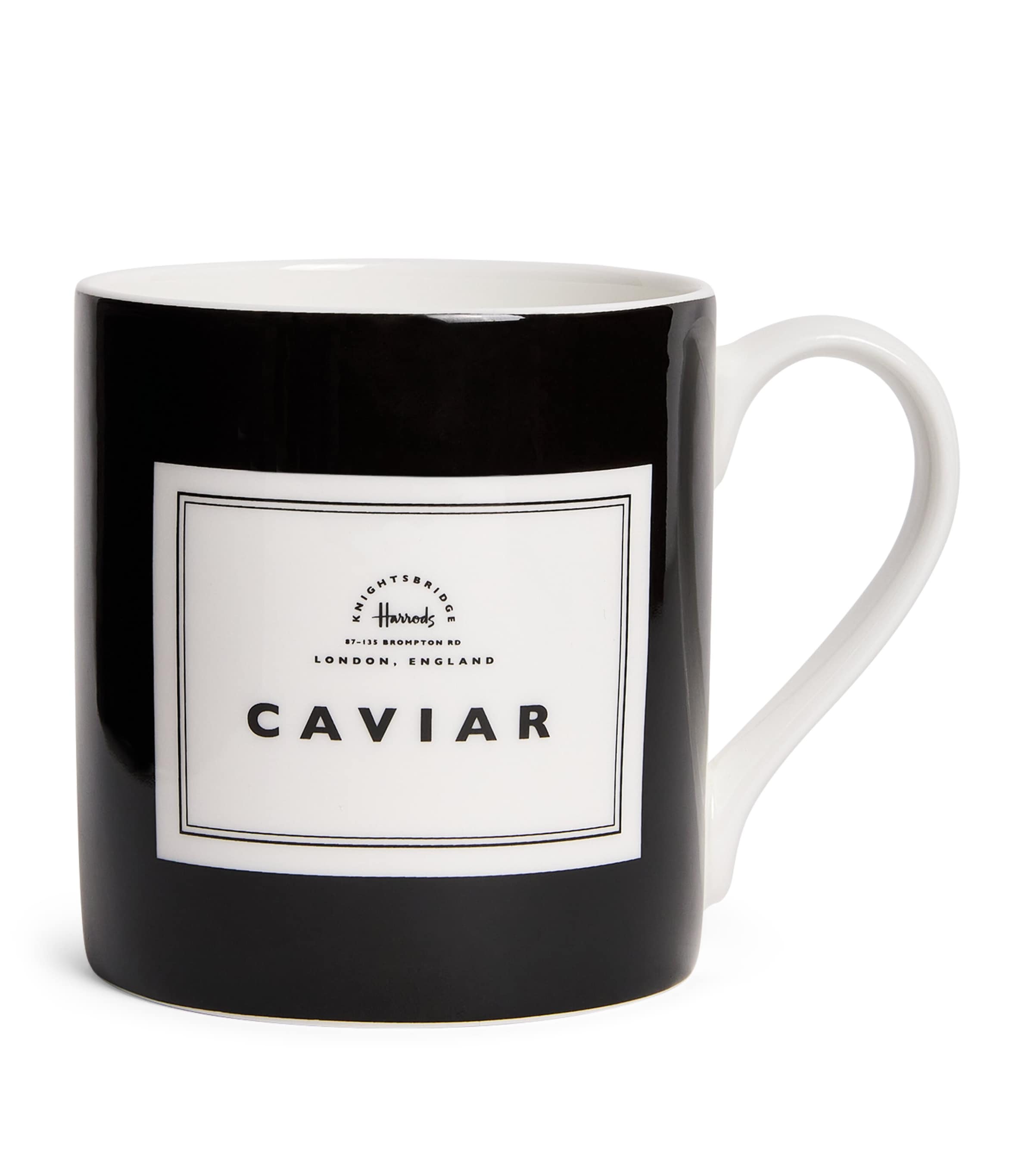 Harrods caviar logo mug, UK version