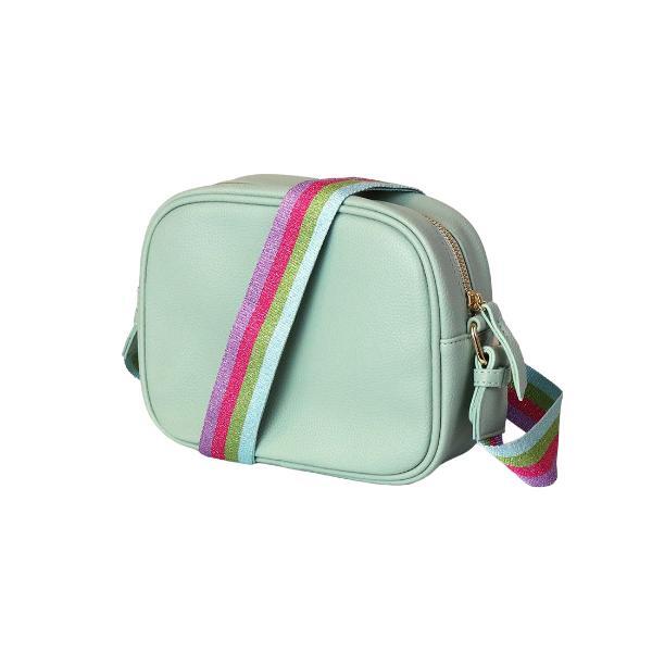 POM vegan leather mint camera shoulder bag - British product