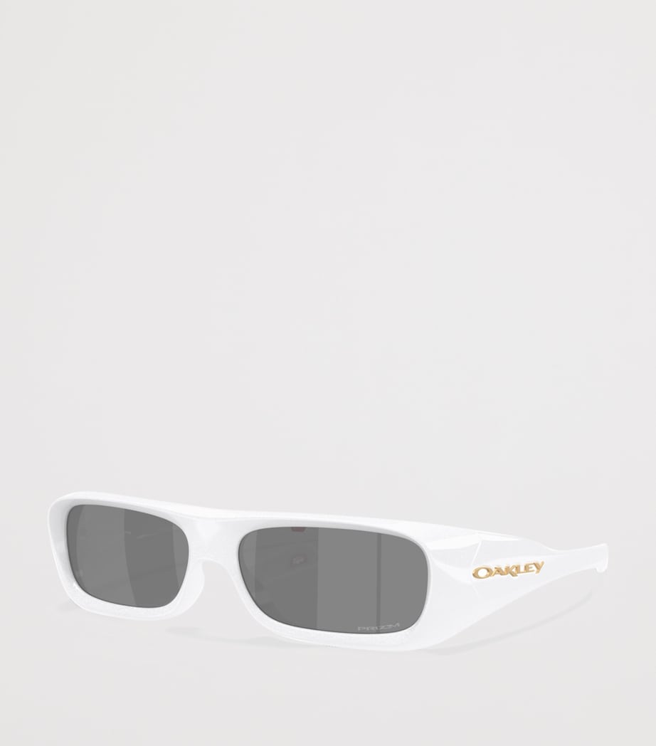 Oakley Permian Rectangle Sonnenbrille mit Prizm-Gläsern, importiert aus Großbritannien