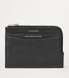 Aspinal of London leather zipped travel wallet - British product