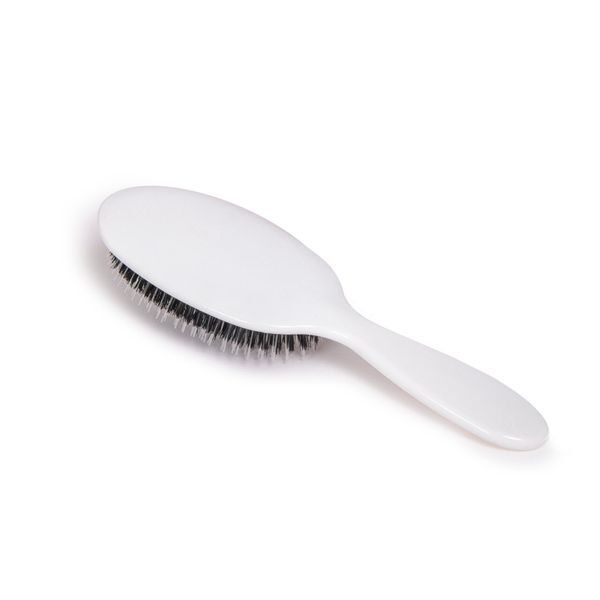 Rock & Ruddle White Shine Small Synthetic Bristle Hairbrush