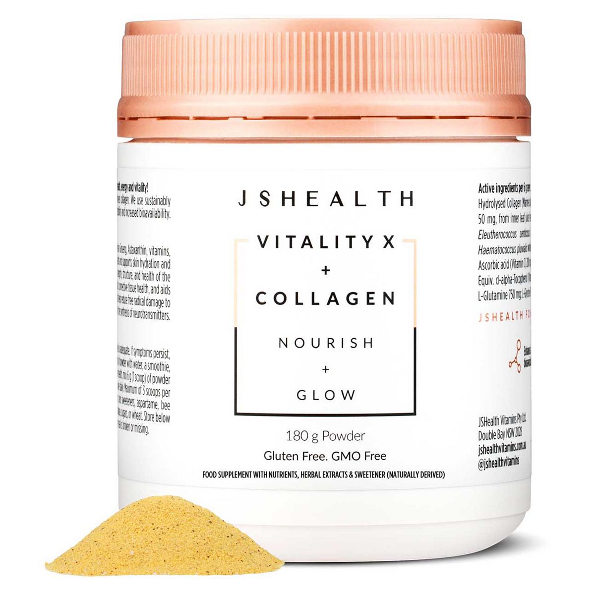 JSHealth Vitality X + Collagen Oral Powder 180g GOODS Boots   