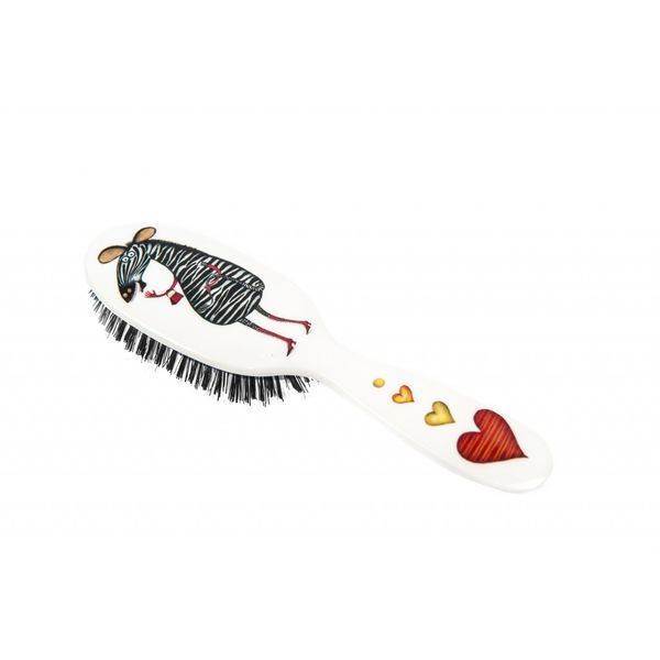 Rock & Ruddle Mrs. Zebra Small Baby Bristle Hairbrush