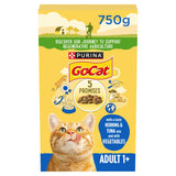 Go-Cat with Herring & Tuna Mix with Vegetables Dry Cat Food 750g Dry cat food Sainsburys   