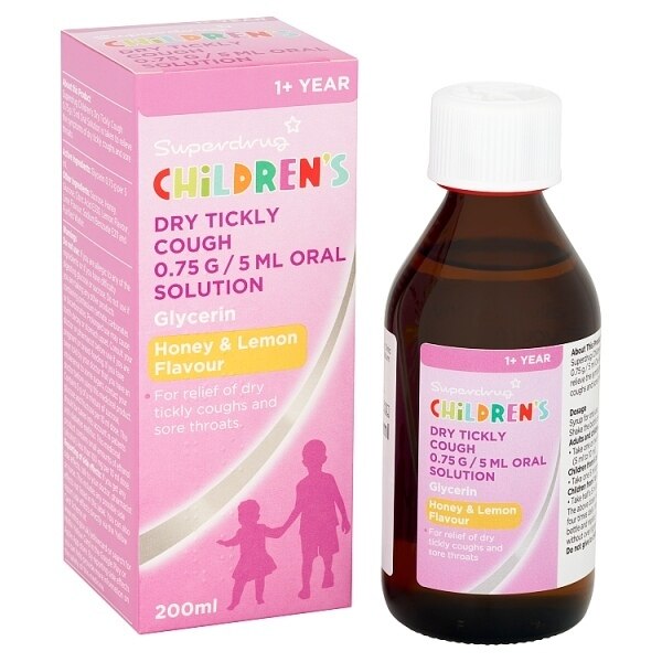 Superdrug Children’s Dry Tickly Cough GOODS Superdrug   