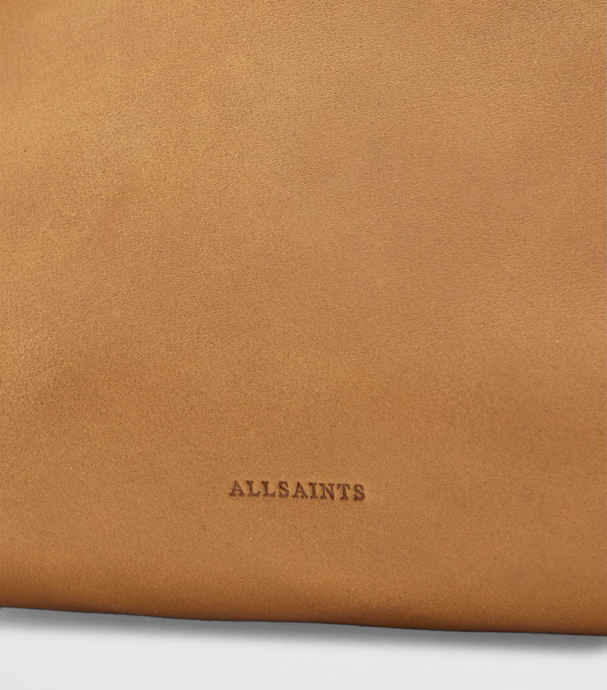AllSaints Rosalie Arc calfskin cross-body bag, imported from the UK