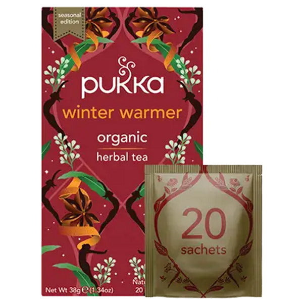 Pukka Herbs Organic Winter Warmer tea 20 teabags, UK version