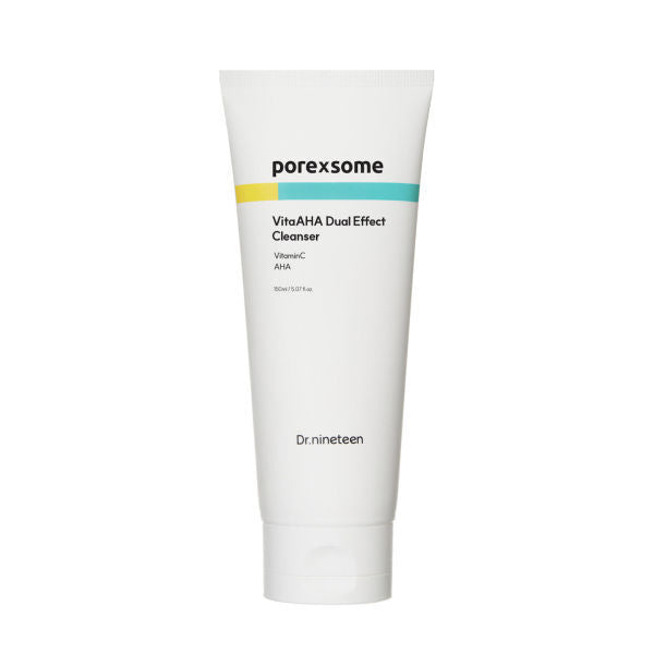 Dr.nineteen PoreXsome VitaAHA Dual Effect Cleanser 150ml - British product