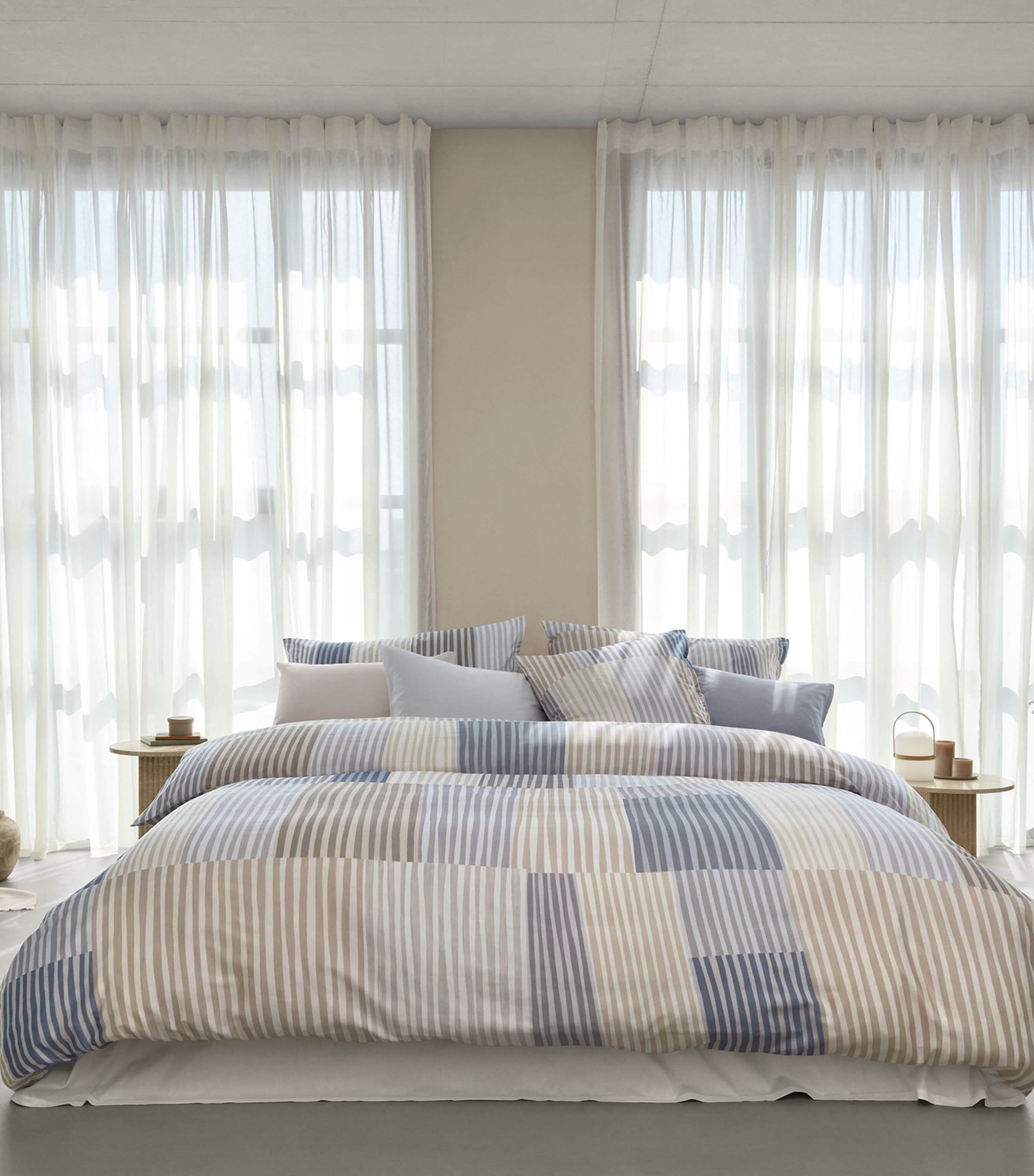 Schlossberg Melvin striped duvet cover 230cm x 220cm (British brand)