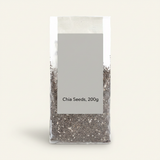 Holland & Barrett Chia Seeds 200g soft plastic pack, UK version