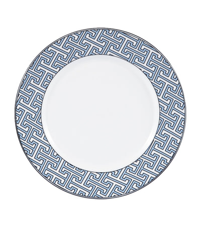 Harrods Set of 2 Geometric Print Dinner Plates 26cm- Buy online at McGrocer