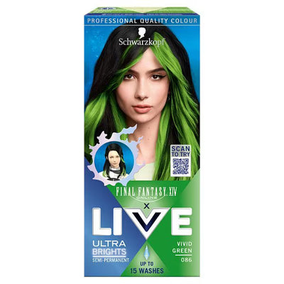 Schwarzkopf LIVE Ultra Bright Vivid Green 024 Semi-permanente Haarfarbe