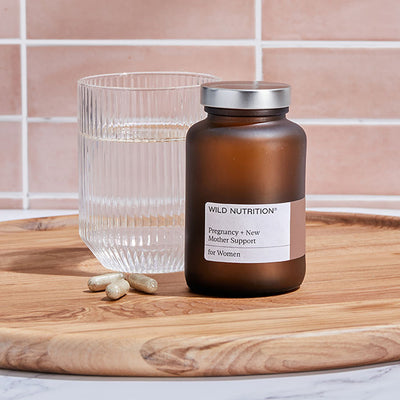 Wild Nutrition Food Grown Schwangerschafts-Multi für Frauen 90 Kapseln