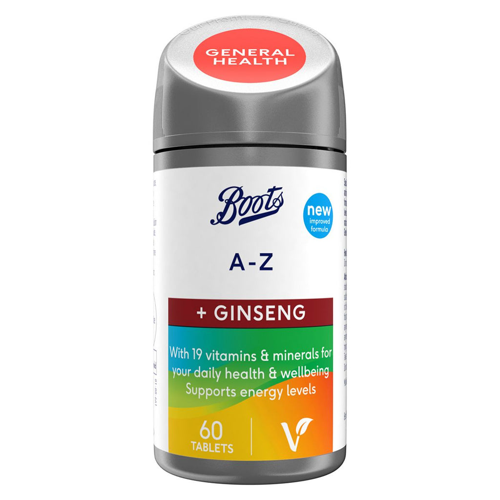 Boots A-Z + Ginseng 60 Tablets (2 month supply)