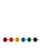 Le Creuset stoneware rainbow mugs set of 6, UK version
