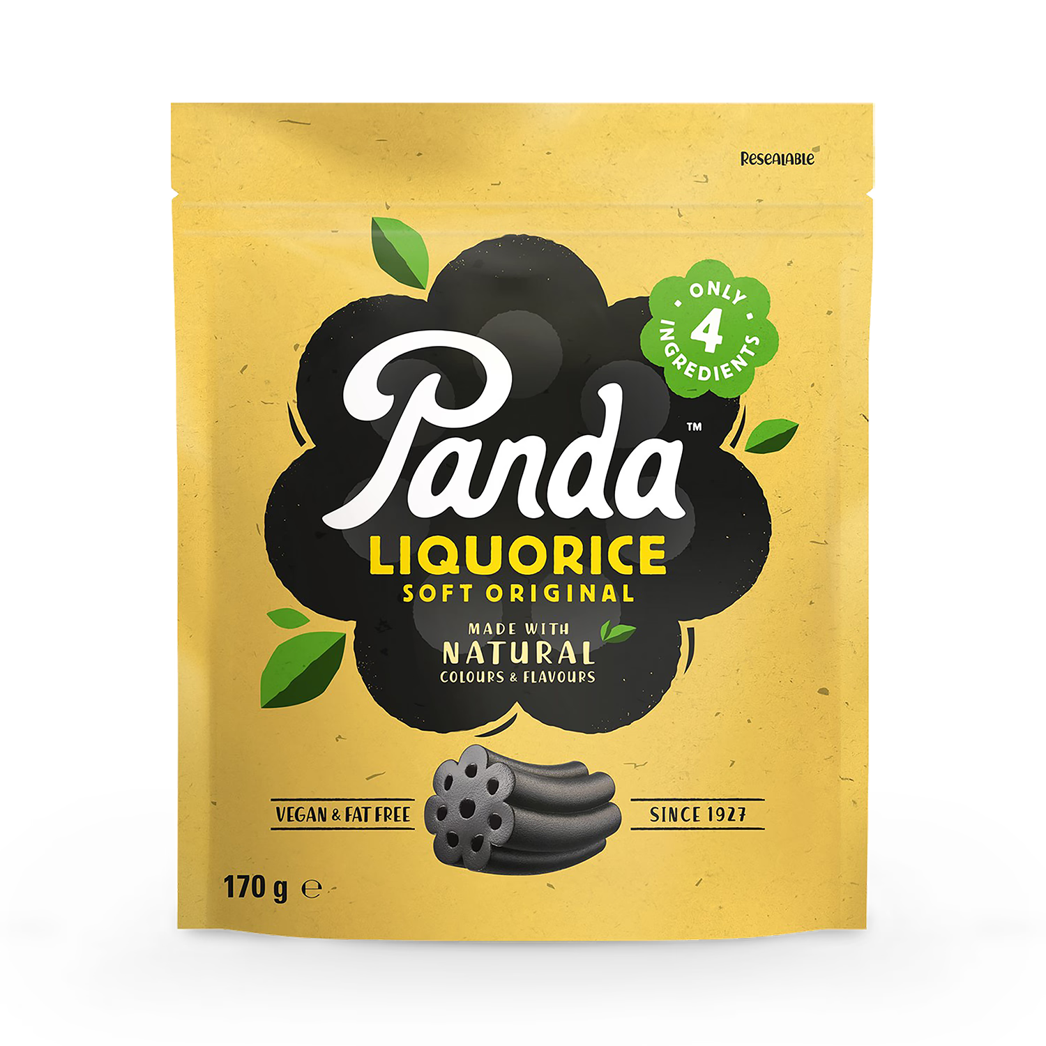 Panda liquorice soft original 170g, imported from the UK