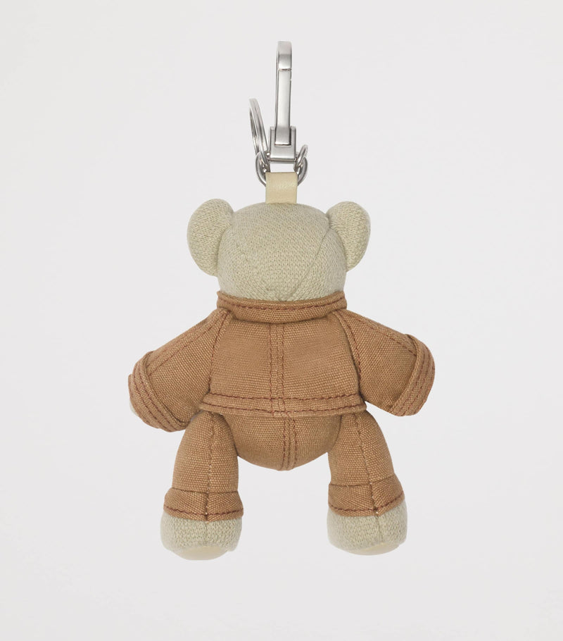 Burberry wool-cashmere mini bear charm for bags - British product