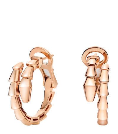 Harrods Bvlgari Rose Gold Serpenti Viper Earrings- Buy online at McGrocer