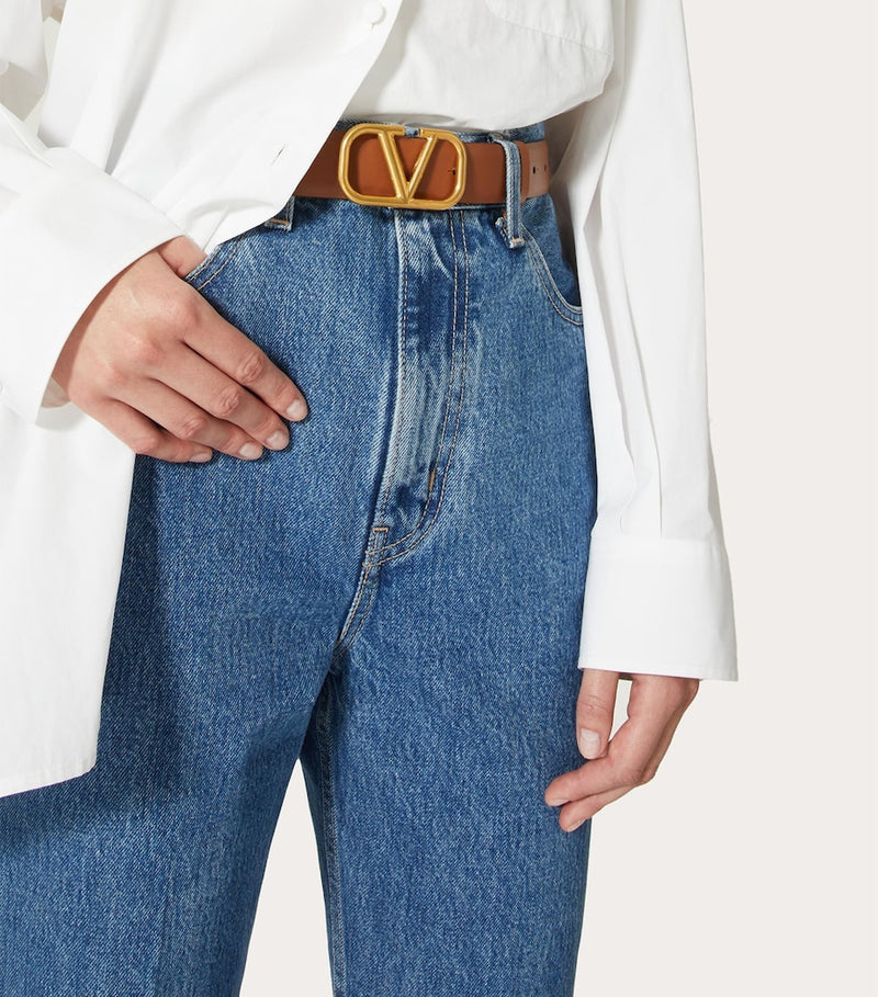 Valentino Garavani reversible VLOGO belt, UK version