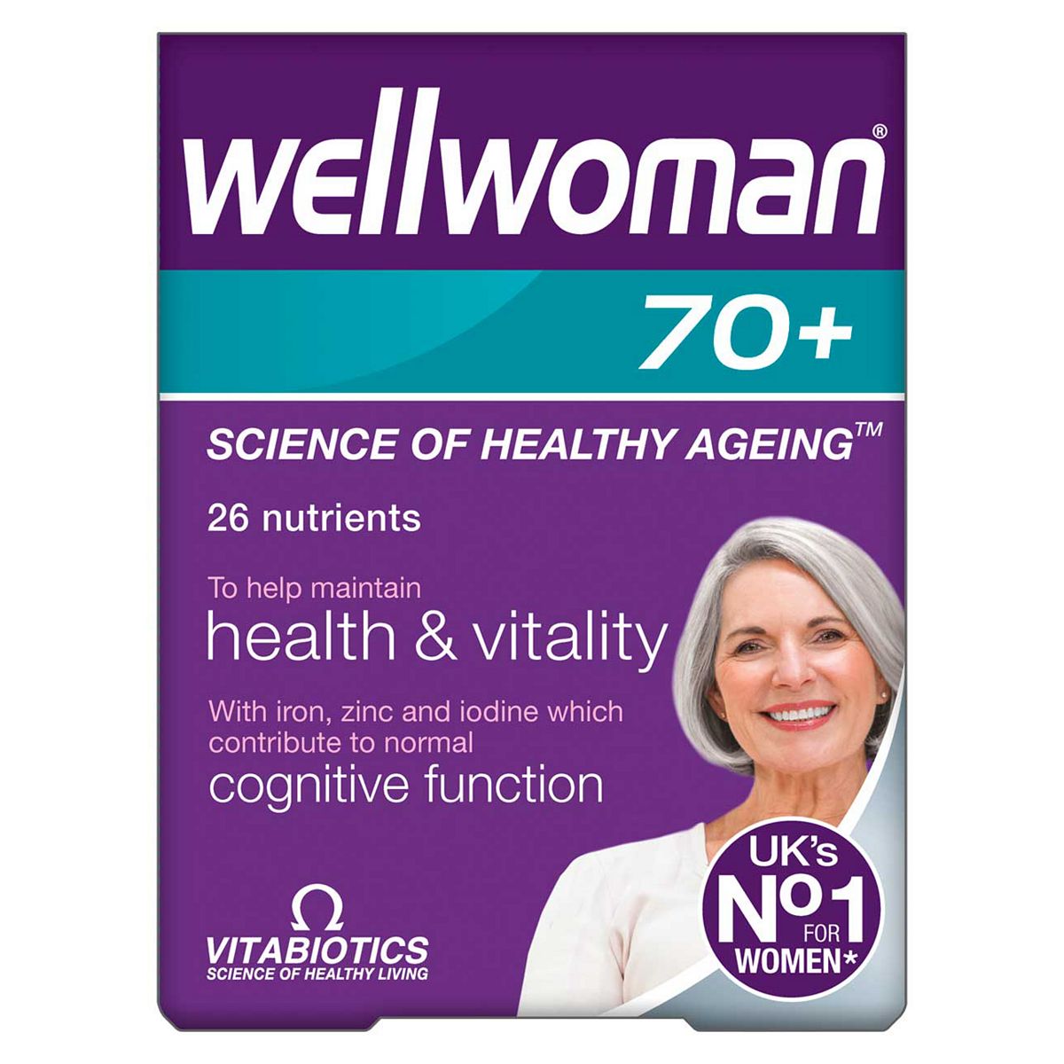 Vitabiotics Wellwoman 70+  - 30 Tablets Women's Multivitamins Boots   