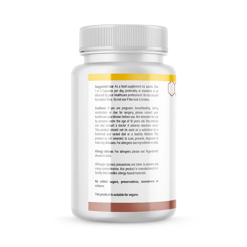 Multivi Ashwagandha Capsules 500mg supplement, UK version