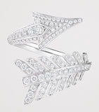 Boucheron Nature Triomphante Flèche white gold diamond ring (British brand)