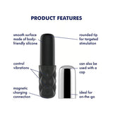 Satisfyer Mini Sparkling Darling vibrator chrome (British brand)