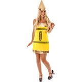 Orion Costumes Womens Yellow Crayon Fancy Dress X-Large GOODS Superdrug   