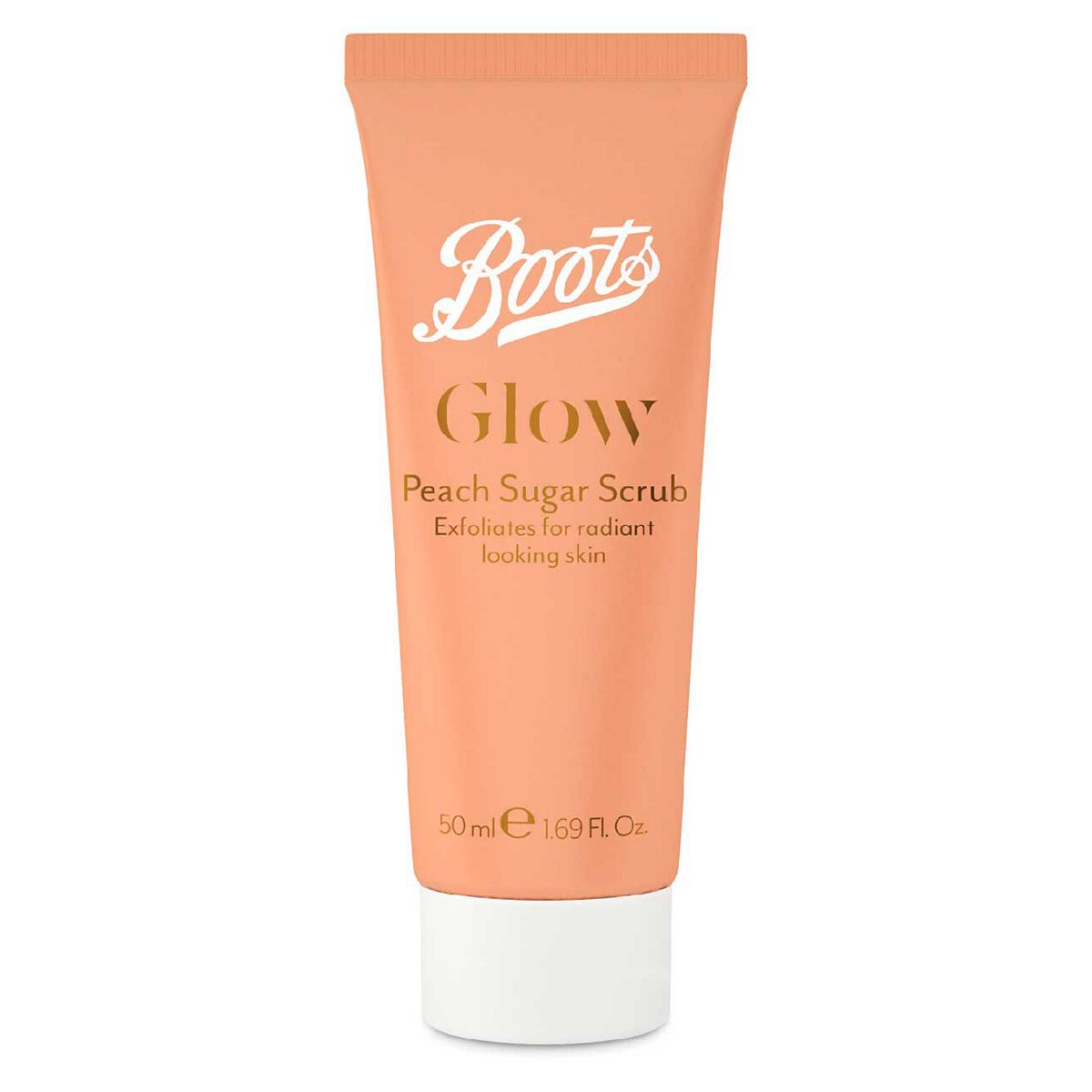 Boots Glow Peach Sugar Scrub 50g GOODS Boots   