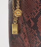 Chloé Spin tote bag snakeskin effect small size (British brand)