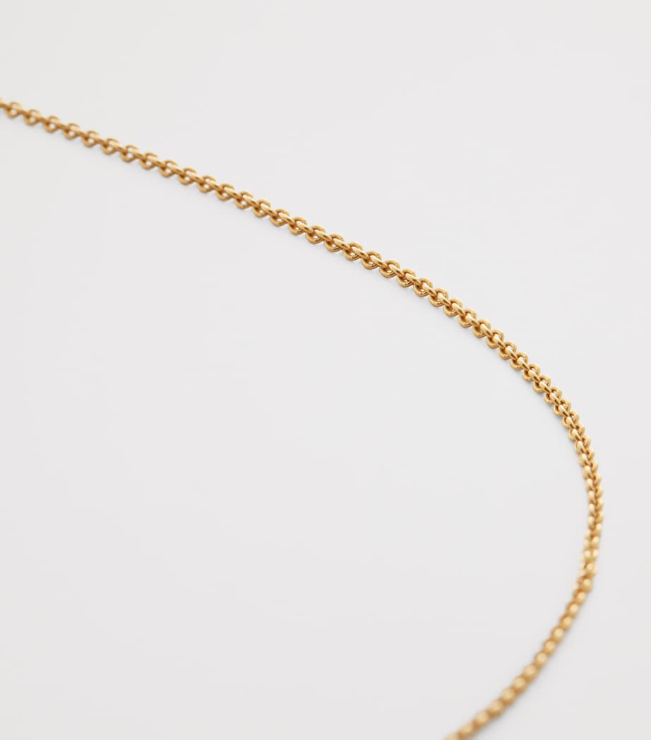 Monica Vinader gold vermeil chain necklace 61cm (British brand)