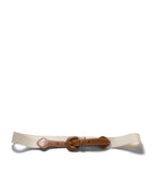Miu Miu leather-cord belt with calfskin buckle, UK version