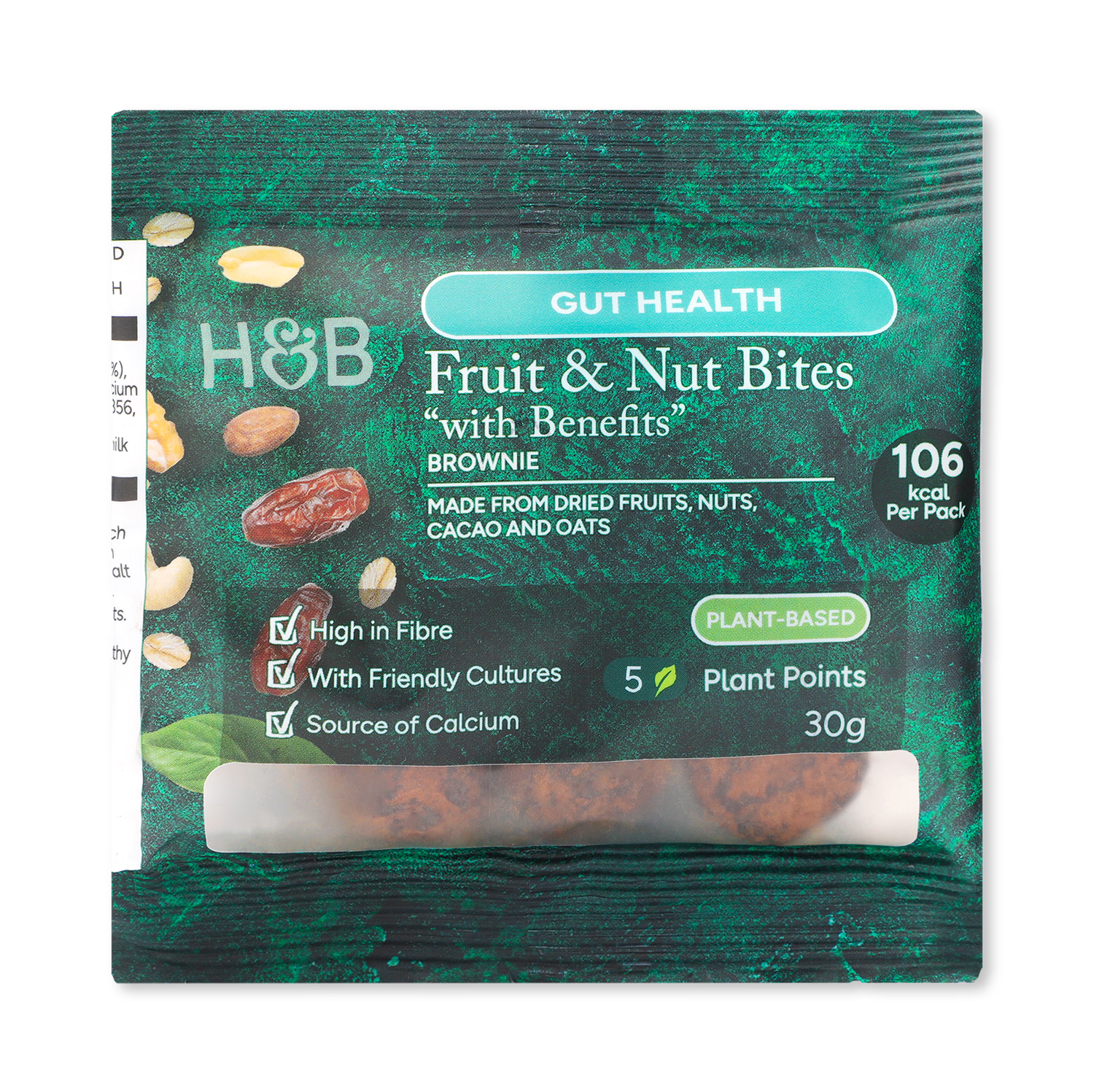 Holland & Barrett Brownie Bites with Benefits 30g - British product