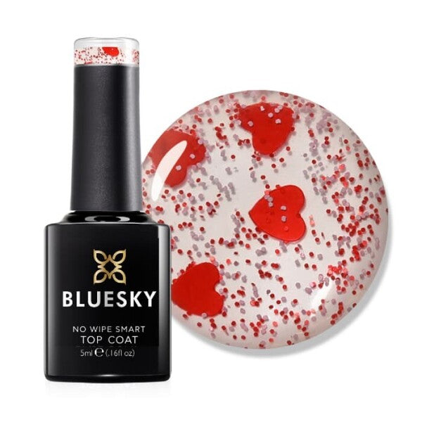 Bluesky Gel Polish No Wipe Top Coat Queen Of Hearts 5ml - British product