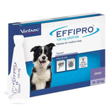 Effipro&amp;reg; Spot-On Flea and Tick Treatment for Medium Dogs (10-20kg), 4 x 135mg